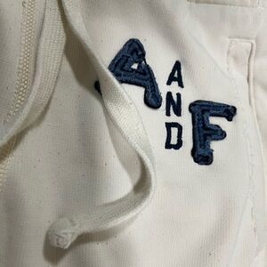 Abercrombie & Fitch A&F Cream Sweatpants Loungewear Sleepwear Size Small